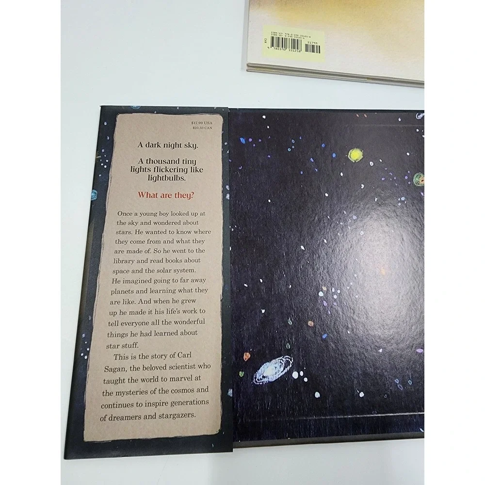 Star Stuff Carl Sagan & Come On Rain Childrens Hardcover Book Lot First Edition